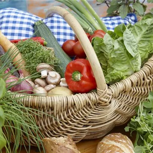 Das Pflanzen von Gemüse